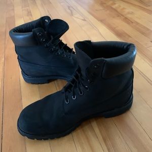 Black timberland’s for men